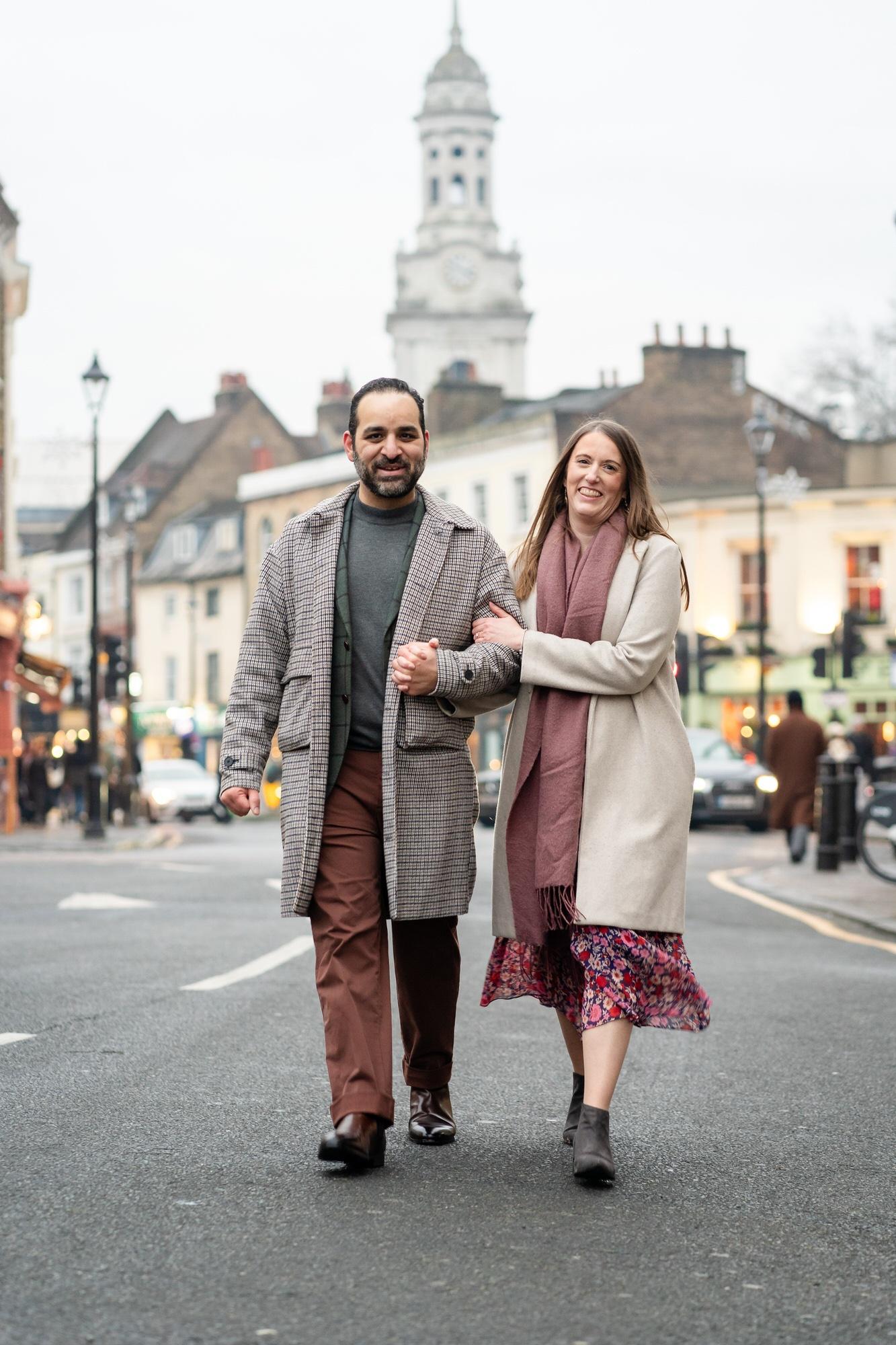 A Winter's Tale: A Joyous Engagement Photography Session in Historical Greenwich